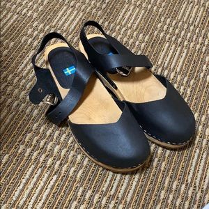 Black clogs